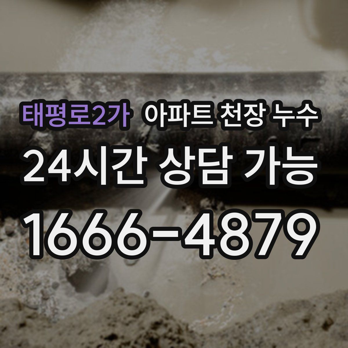 태평로2가 아파트 천장 누수