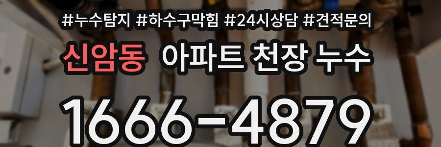 신암동 아파트 천장 누수