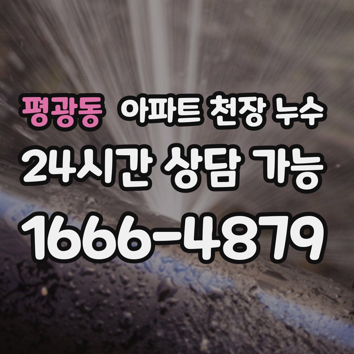 평광동 아파트 천장 누수