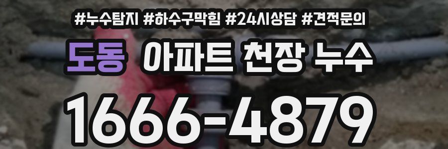 도동 아파트 천장 누수