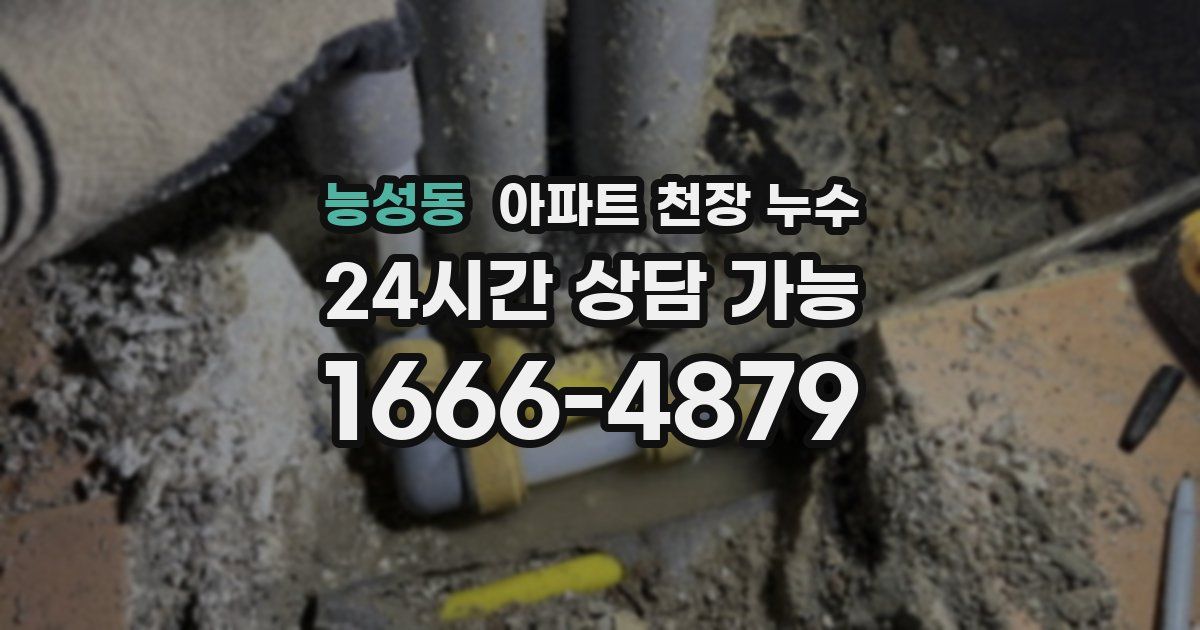능성동 아파트 천장 누수