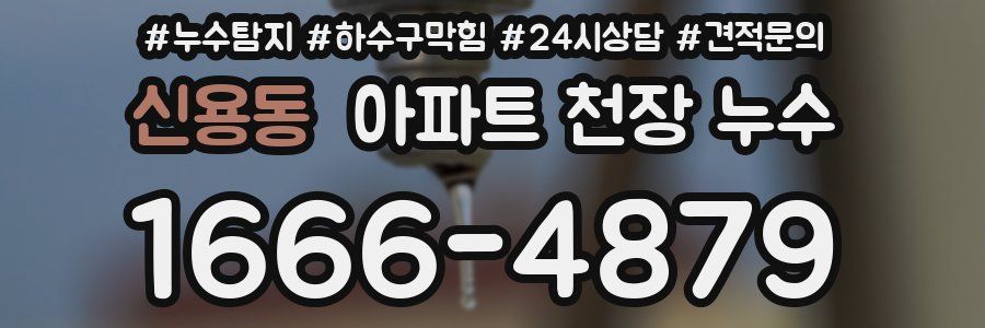 신용동 아파트 천장 누수