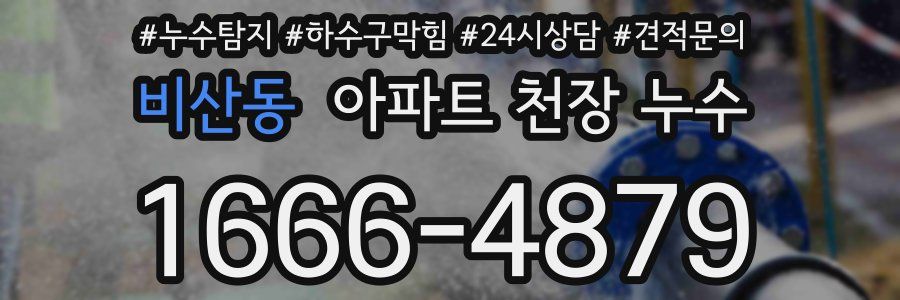 비산동 아파트 천장 누수