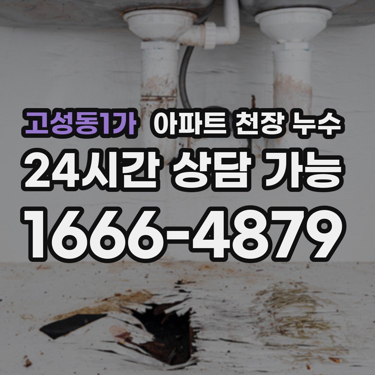 고성동1가 아파트 천장 누수