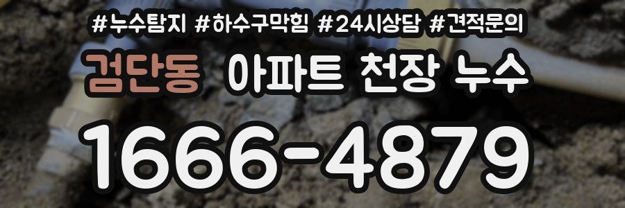 검단동 아파트 천장 누수