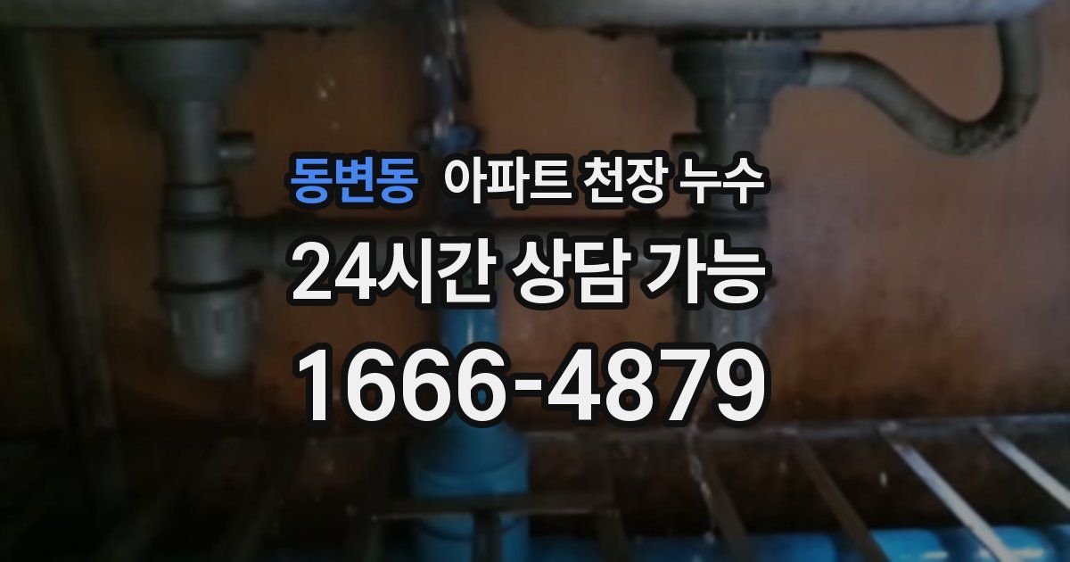 동변동 아파트 천장 누수