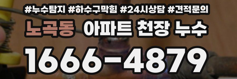 노곡동 아파트 천장 누수