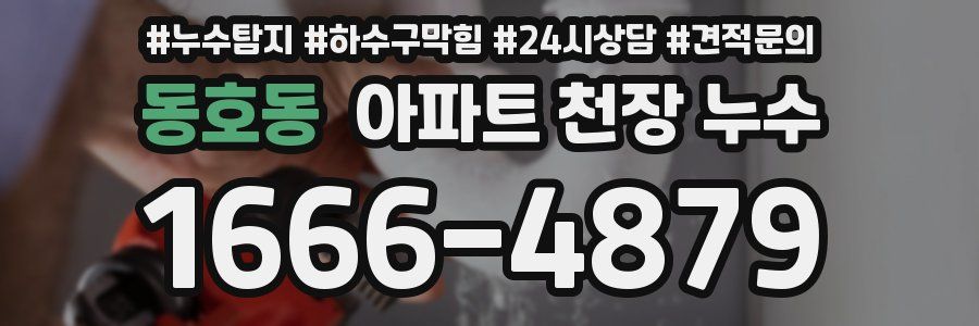 동호동 아파트 천장 누수