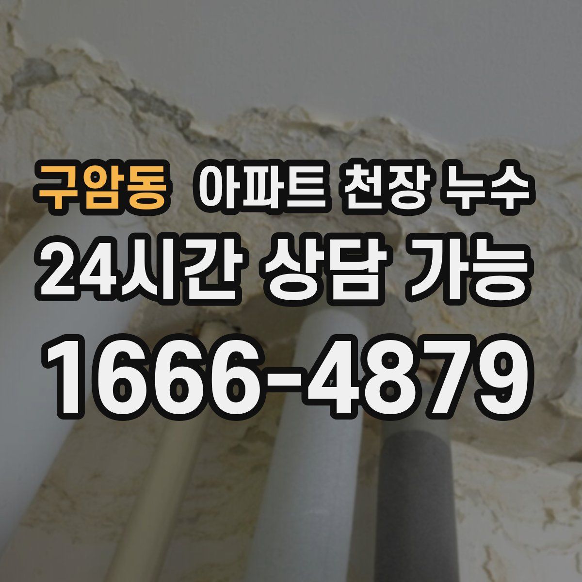 구암동 아파트 천장 누수