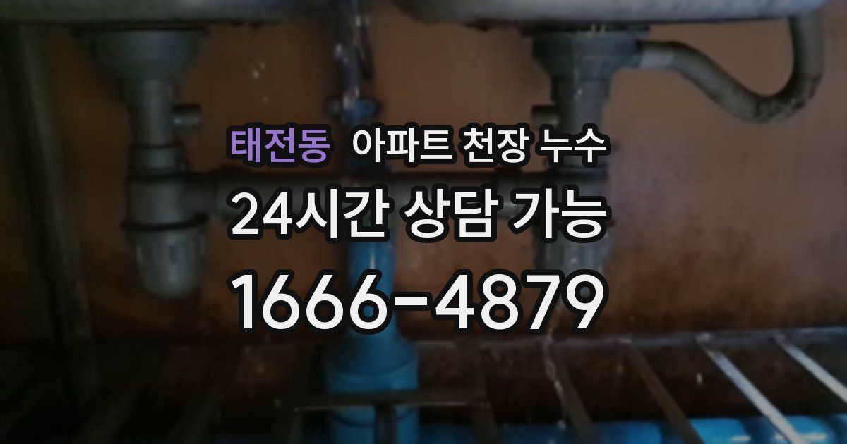 태전동 아파트 천장 누수