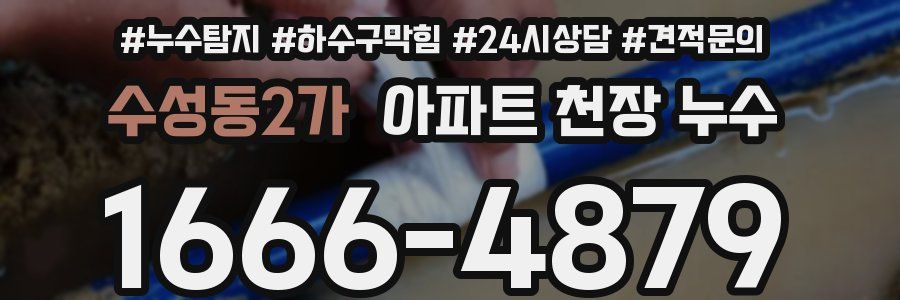 수성동2가 아파트 천장 누수