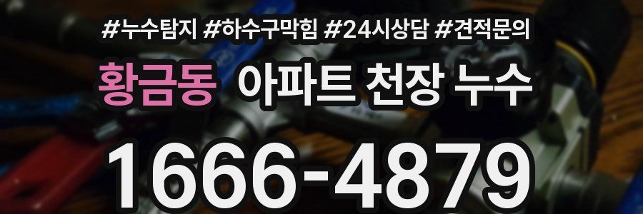 황금동 아파트 천장 누수