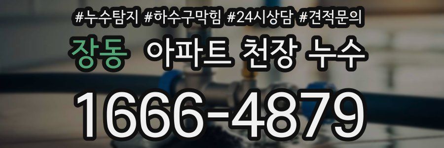 장동 아파트 천장 누수