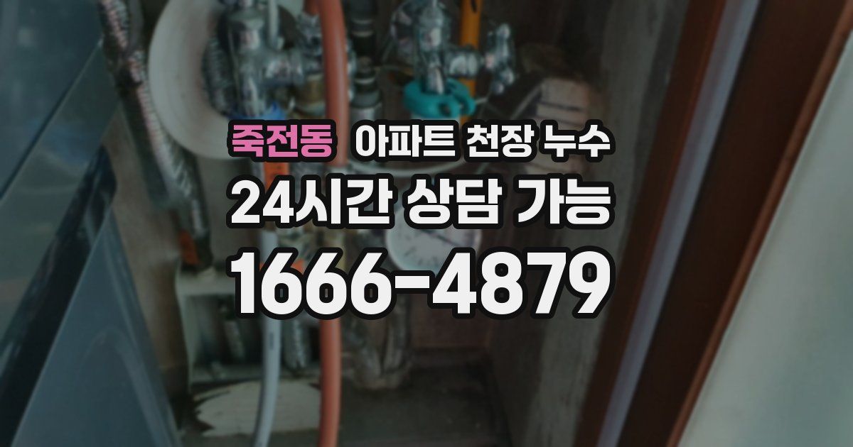 죽전동 아파트 천장 누수