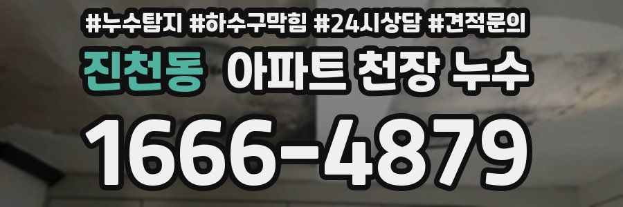 진천동 아파트 천장 누수