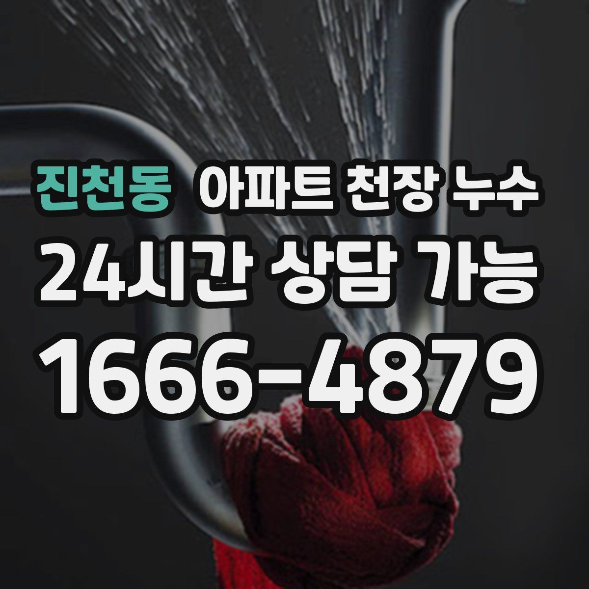 진천동 아파트 천장 누수