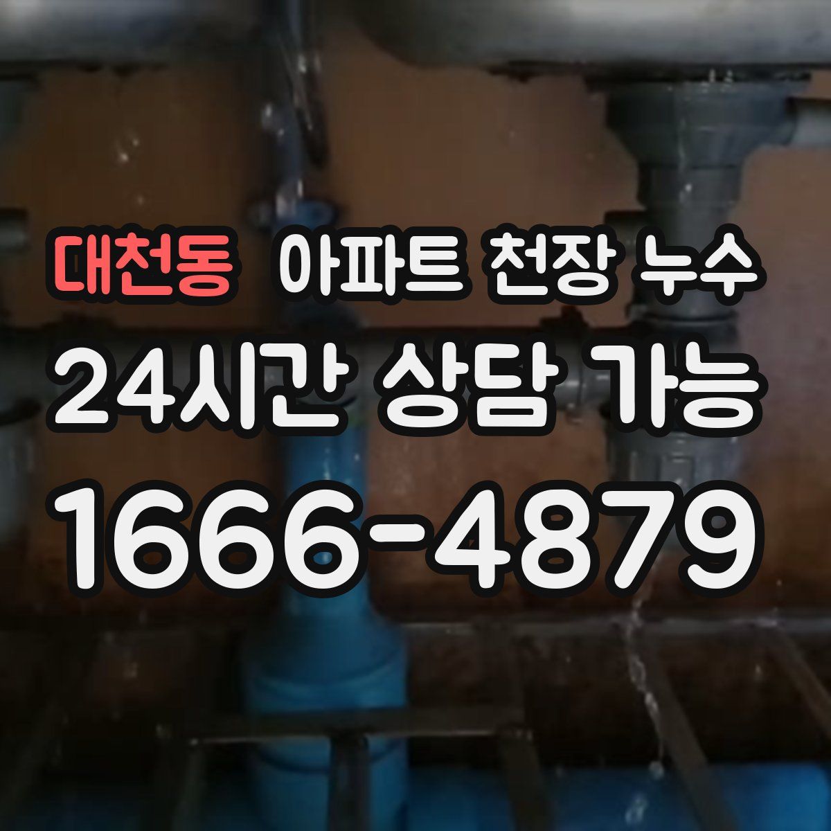 대천동 아파트 천장 누수