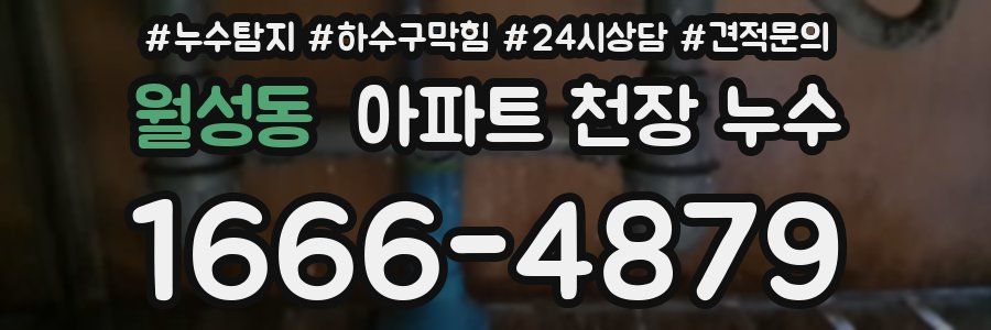 월성동 아파트 천장 누수