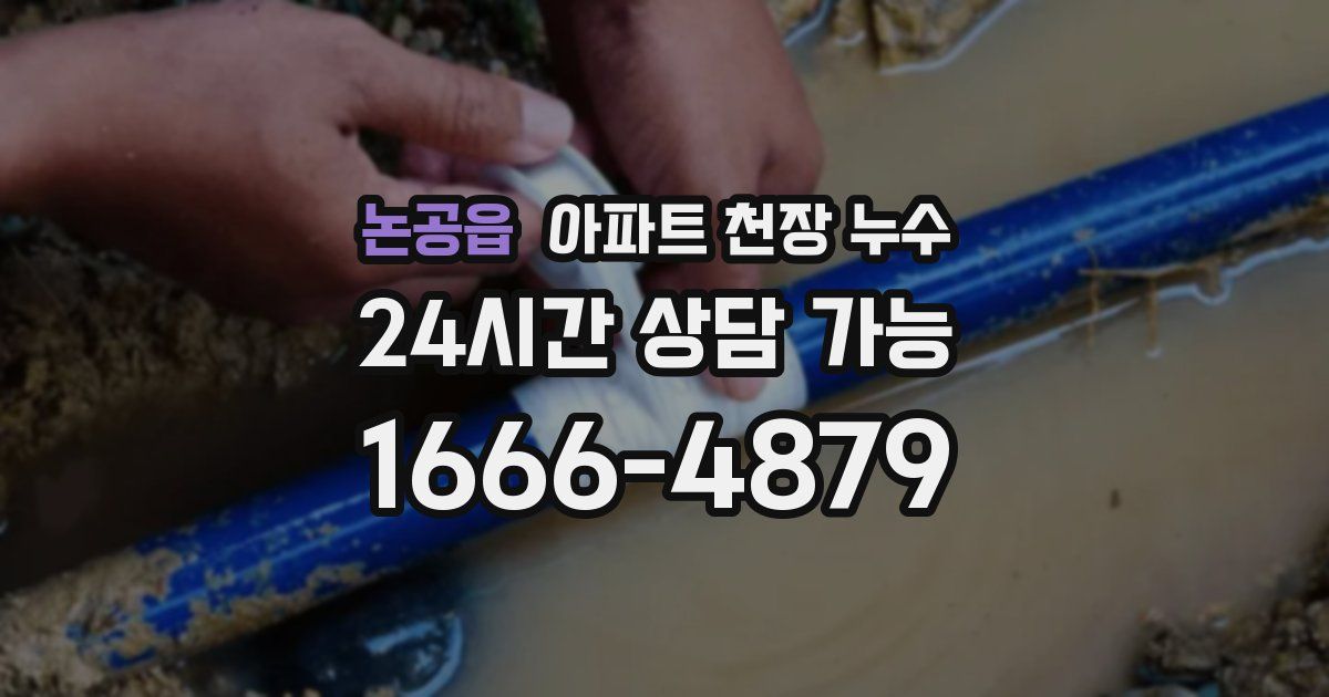 논공읍 아파트 천장 누수