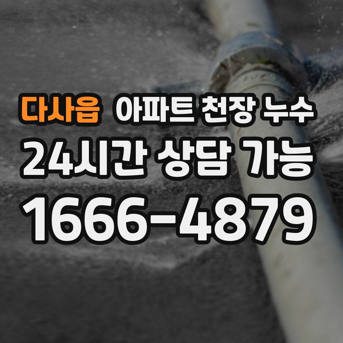 다사읍 아파트 천장 누수