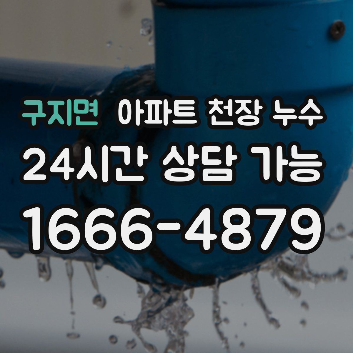 구지면 아파트 천장 누수