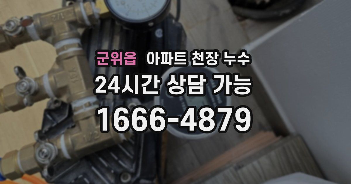 군위읍 아파트 천장 누수