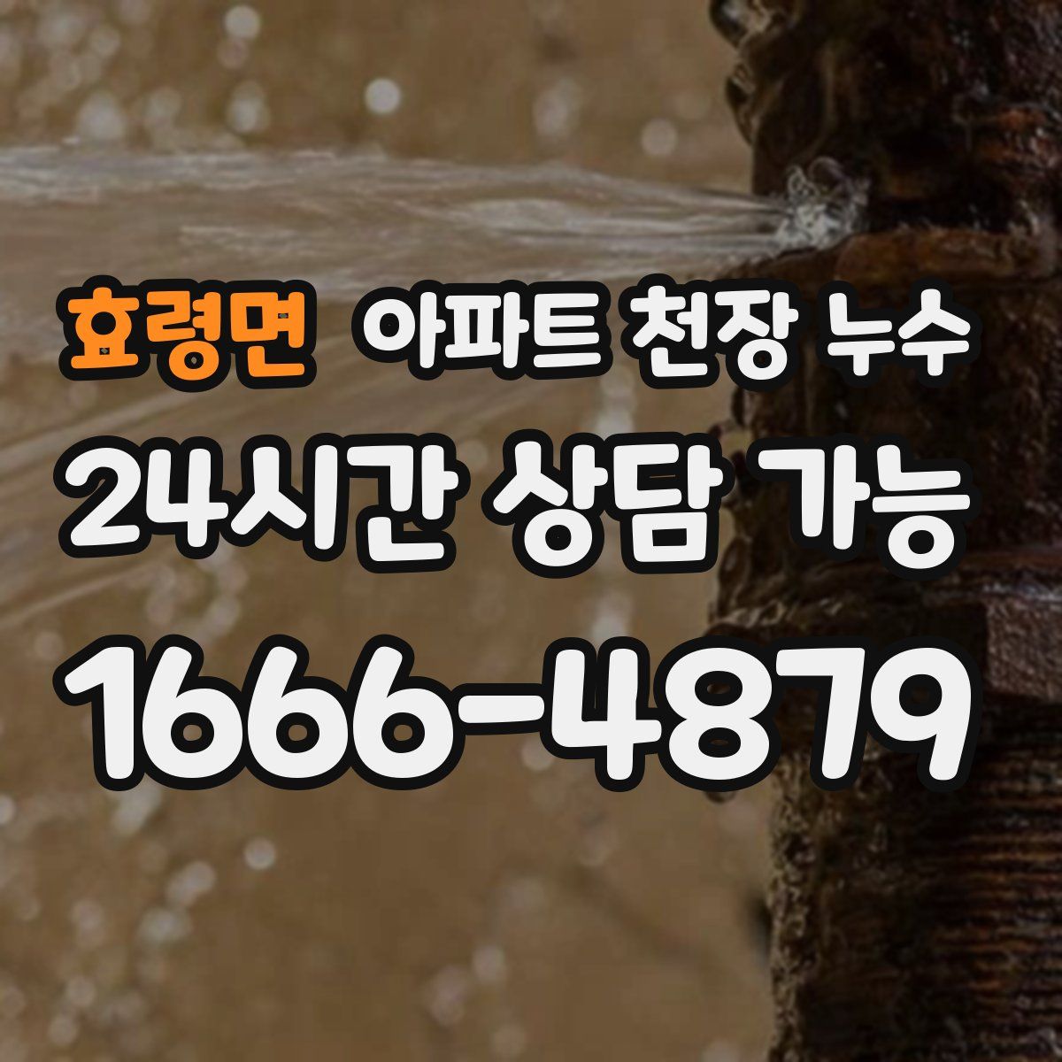 효령면 아파트 천장 누수