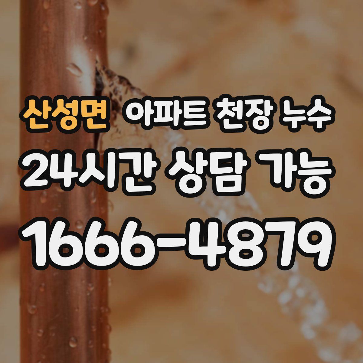 산성면 아파트 천장 누수