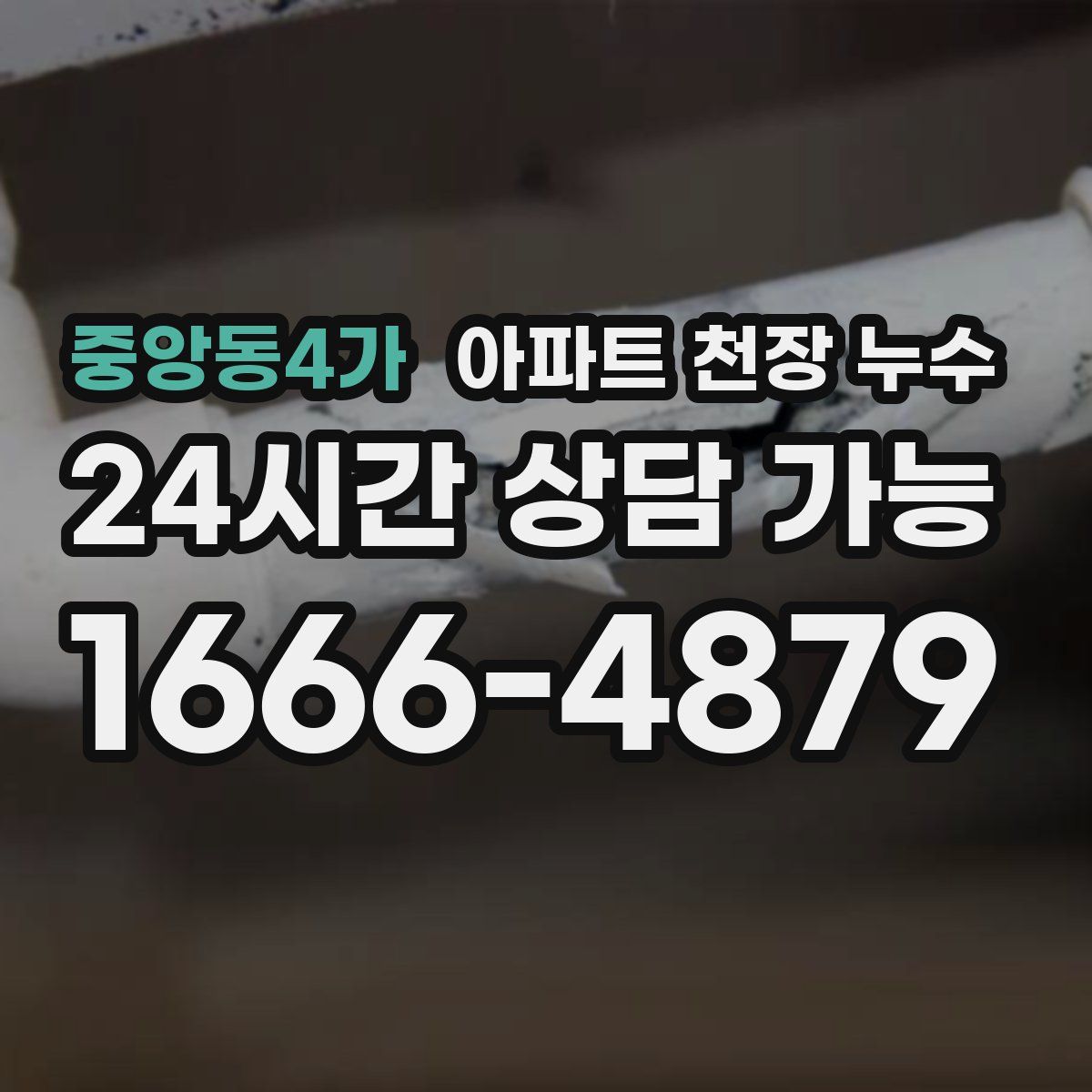 중앙동4가 아파트 천장 누수