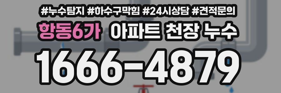항동6가 아파트 천장 누수