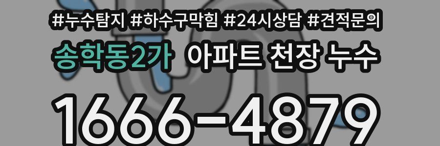송학동2가 아파트 천장 누수