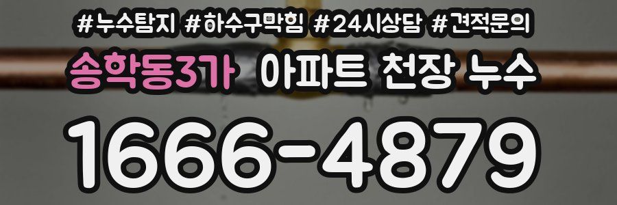 송학동3가 아파트 천장 누수