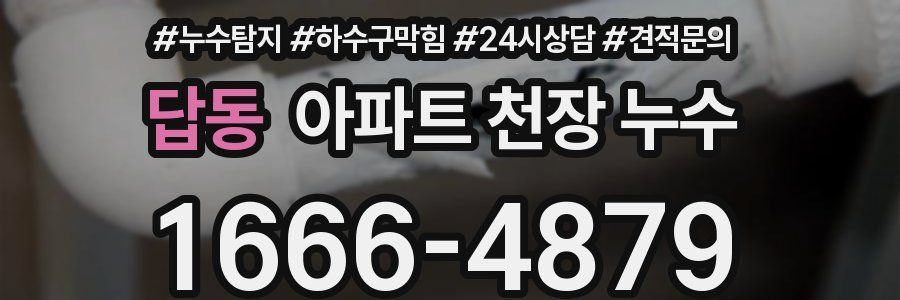 답동 아파트 천장 누수