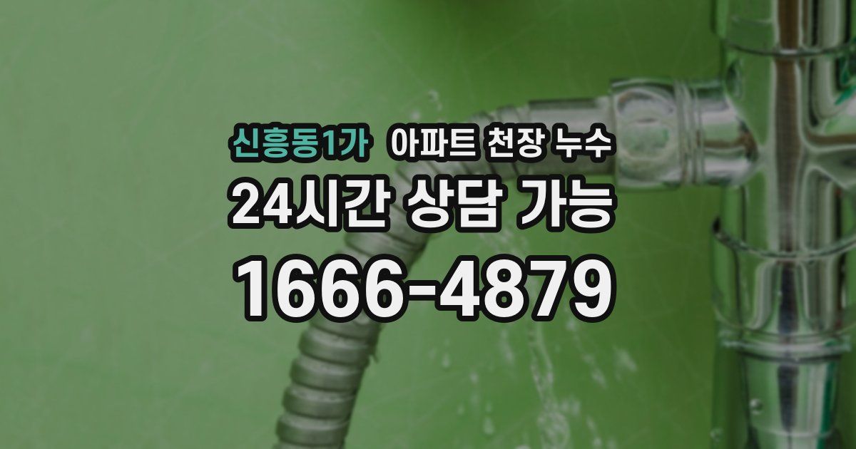 신흥동1가 아파트 천장 누수