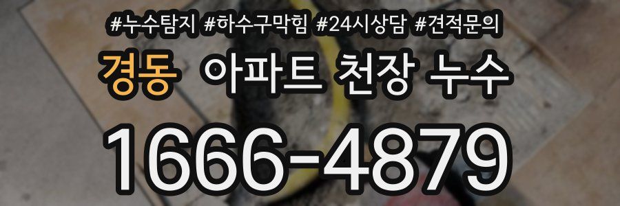 경동 아파트 천장 누수