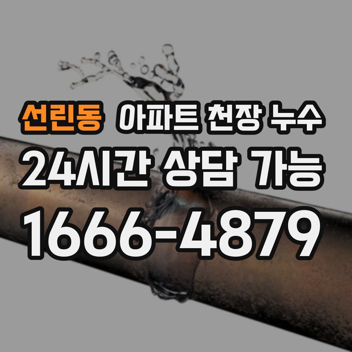선린동 아파트 천장 누수