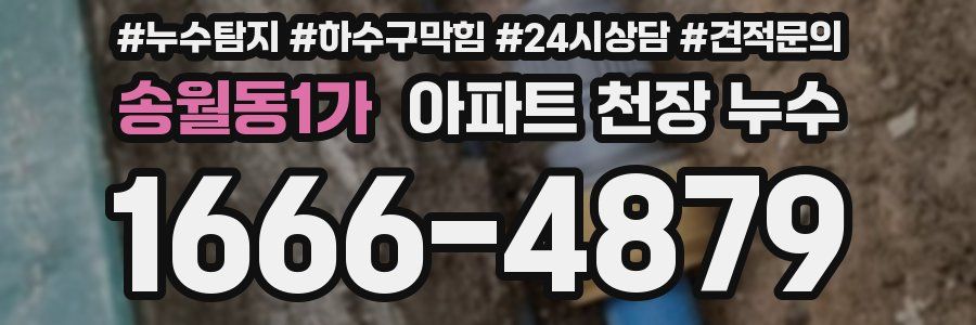 송월동1가 아파트 천장 누수