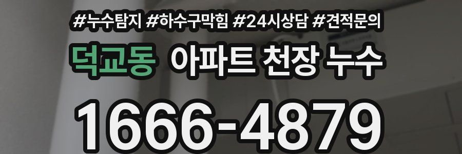 덕교동 아파트 천장 누수