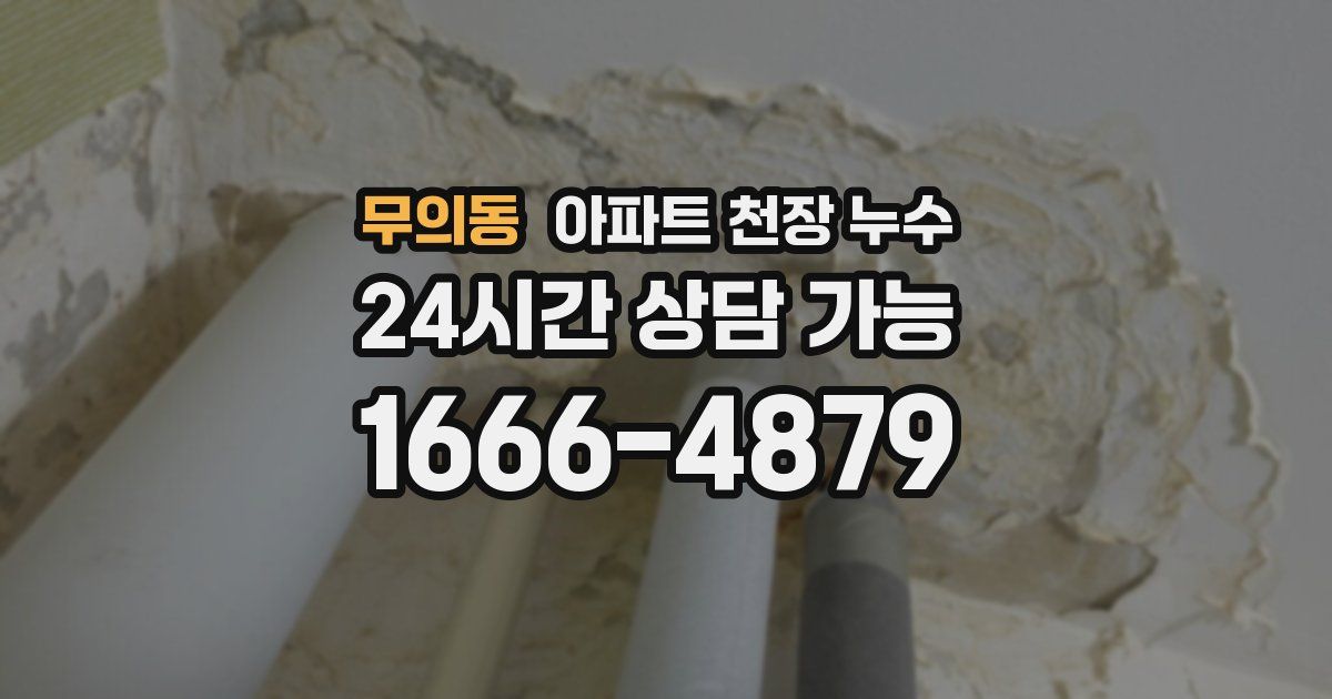 무의동 아파트 천장 누수