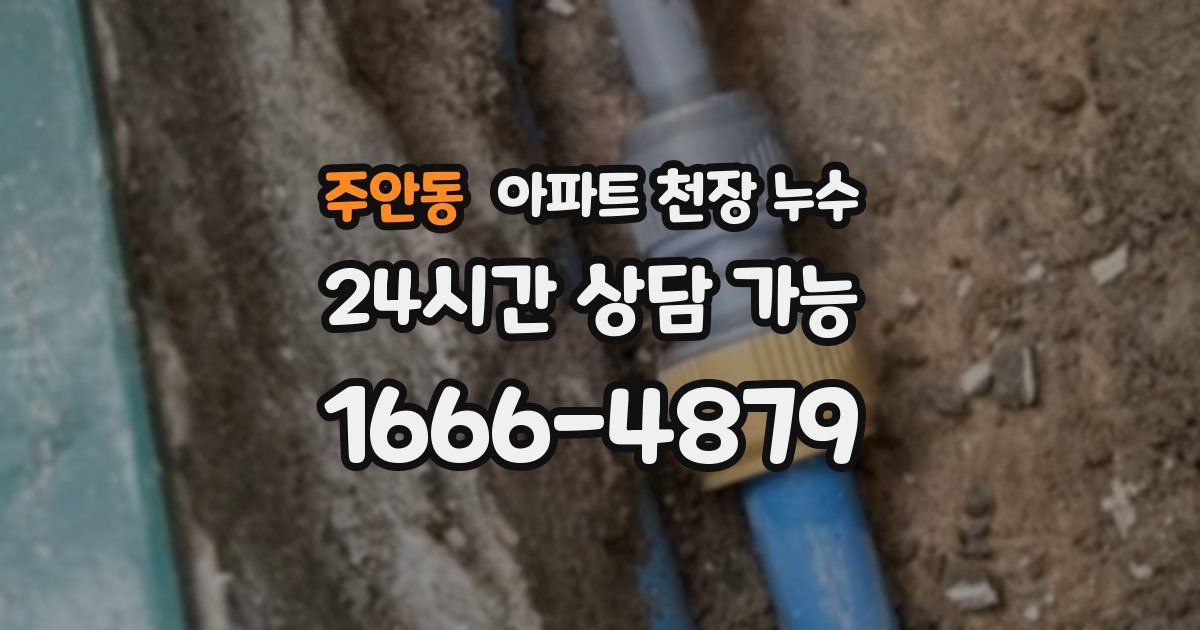 주안동 아파트 천장 누수