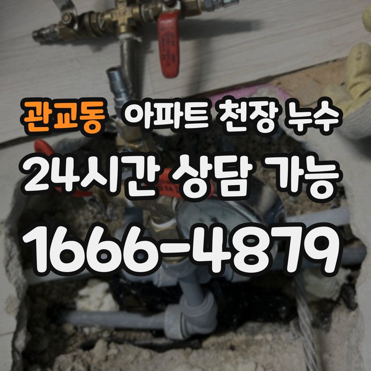 관교동 아파트 천장 누수
