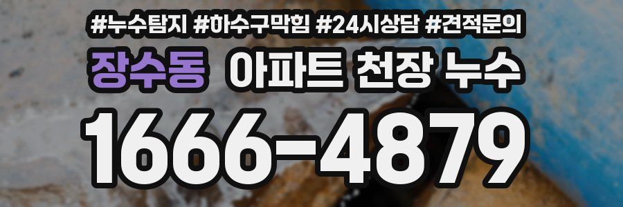 장수동 아파트 천장 누수