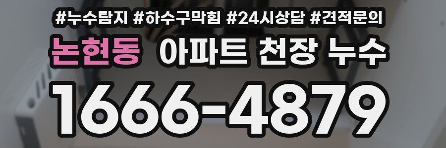 논현동 아파트 천장 누수