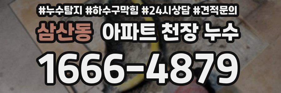 삼산동 아파트 천장 누수