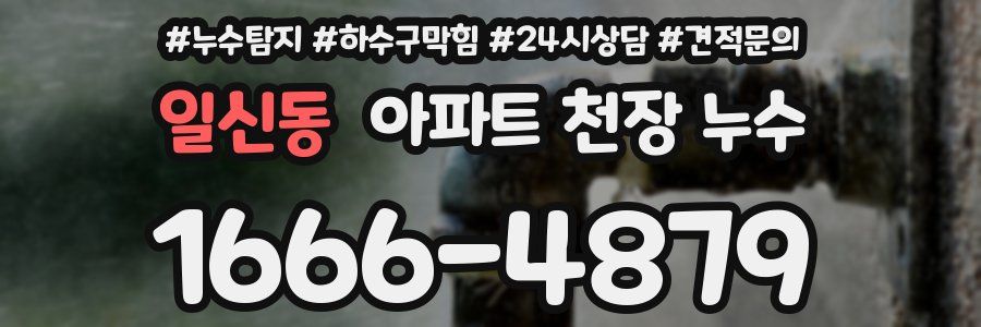일신동 아파트 천장 누수