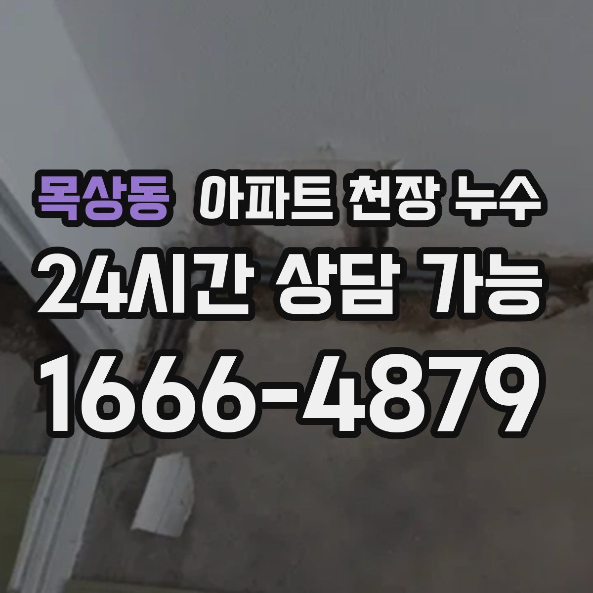 목상동 아파트 천장 누수