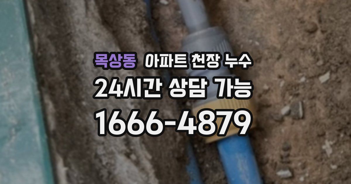 목상동 아파트 천장 누수