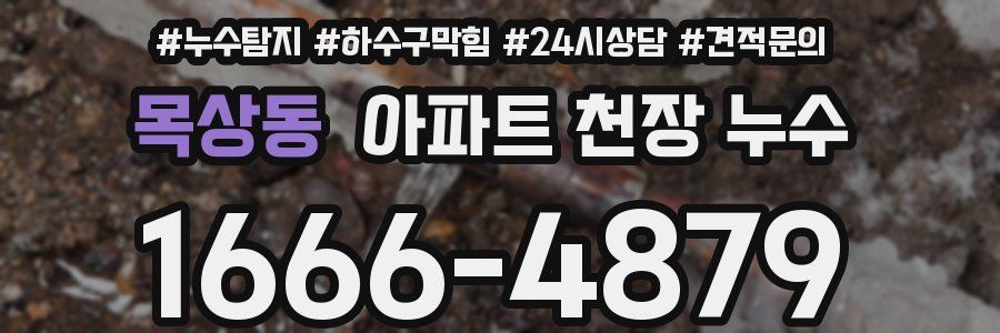 목상동 아파트 천장 누수