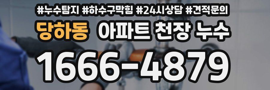 당하동 아파트 천장 누수