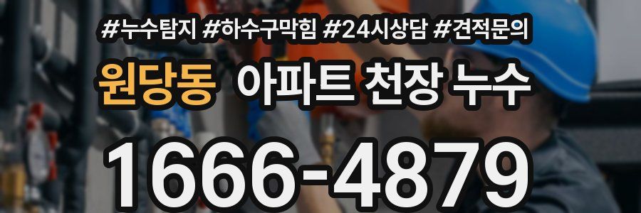 원당동 아파트 천장 누수